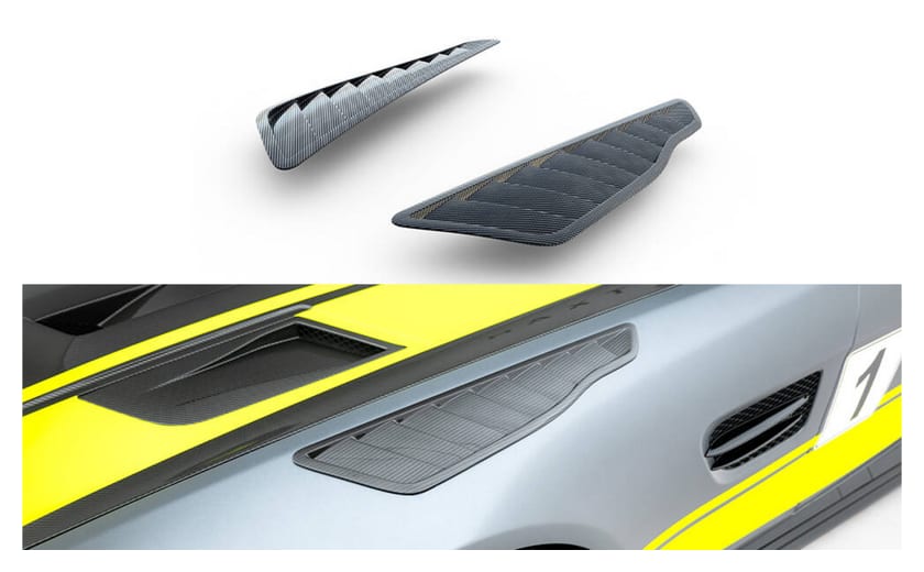 Wloty Mercedes-Benz AMG GT C C190 Facelift Bok Carbonowe