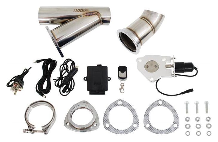 Przepustnica Wydechu 2" 51MM Elektryczna V-Band Pilot + Przełącznik