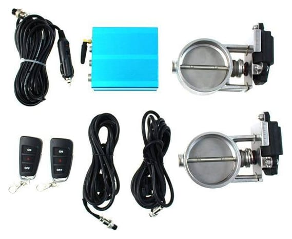 Przepustnica Wydechu 2.75" 70MM Elektryczna Zestaw PRO Dual