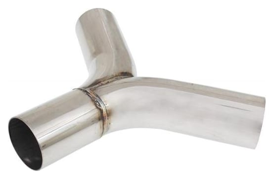 Y-Pipe trójnik wydechu 120st 63/63mm 304SS