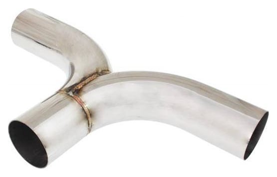 Y-Pipe trójnik wydechu 180st 70/76mm 304SS
