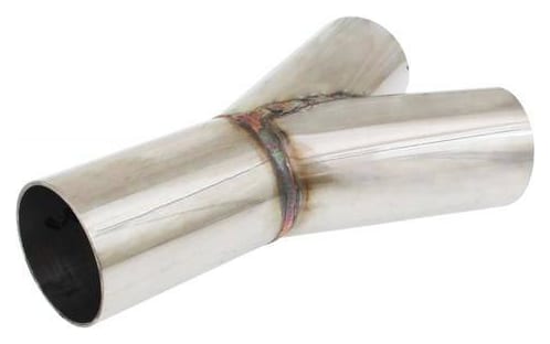 Y-Pipe trójnik wydechu 45st 70/76mm 304SS