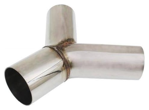 Y-Pipe trójnik wydechu 90st 51/51mm 304SS