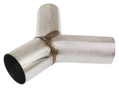 Y-Pipe trójnik wydechu 90st 63/63mm 304SS