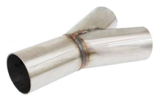 Y-Pipe trójnik wydechu 45st 48/48mm 304SS