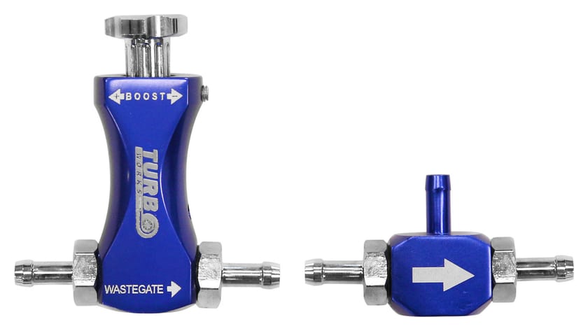 Zawór Manual Boost Controller TurboWorks BC09 Niebieski