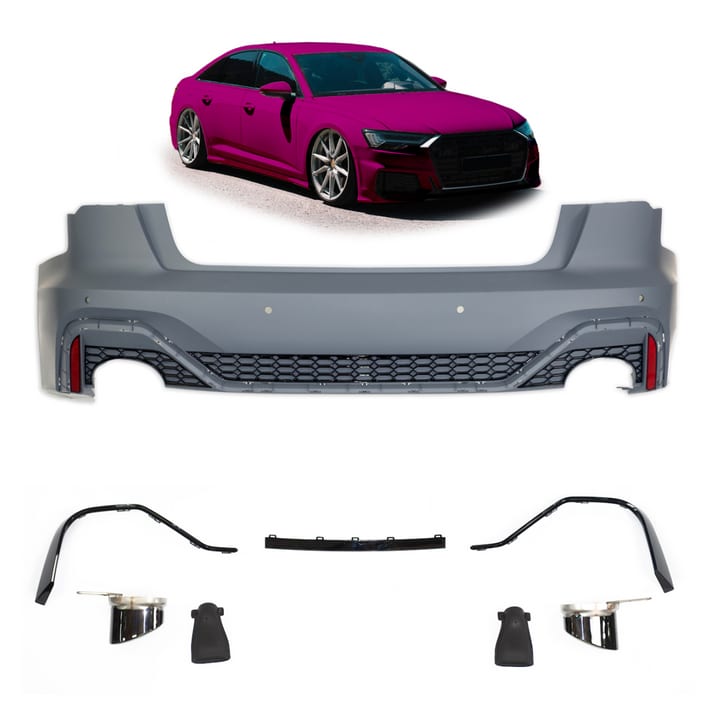 Zderzak Audi A6 C8 Tył