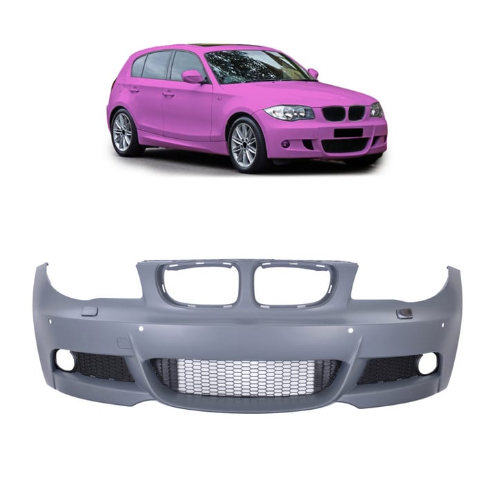Zderzak BMW 1 E81 E82 E87 E88 Przód PDC SRA