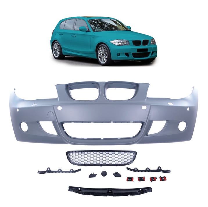 Zderzak BMW 1 E81 E82 E87 E88 Przód PDC SRA