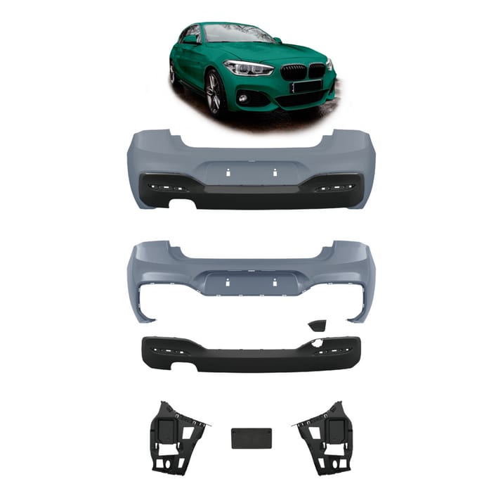 Zderzak BMW 1 F20 F21 Facelift Tył z dyfuzorem
