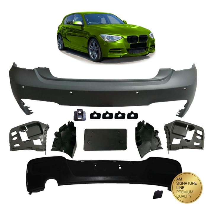 Zderzak BMW 1 F20 F21 Tył z dyfuzorem