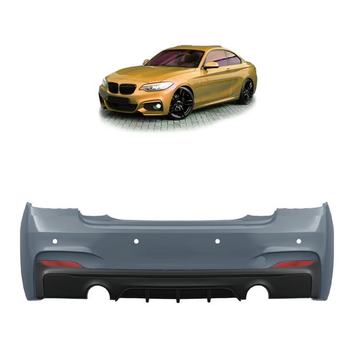 Zderzak BMW 2 F22 F23 Tył z dyfuzorem