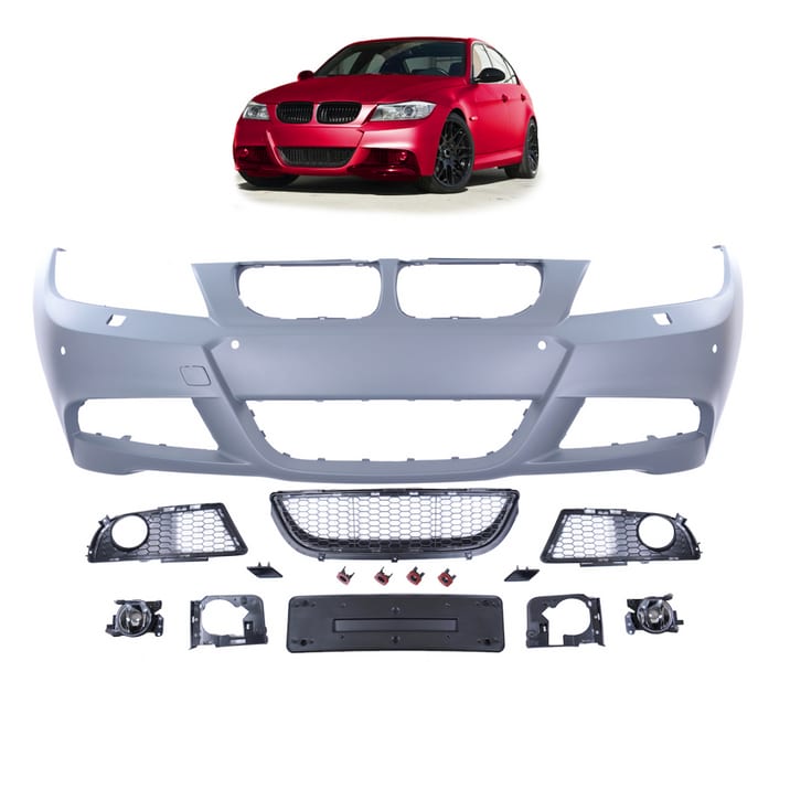 Zderzak BMW 3 E90 E91 Facelift Przód PDC SRA Halogeny