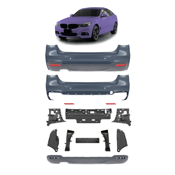 Zderzak BMW 3 F34 Tył z dyfuzorem