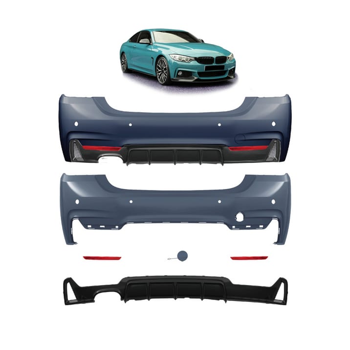 Zderzak BMW 4 F32 F33 F36 Tył z dyfuzorem