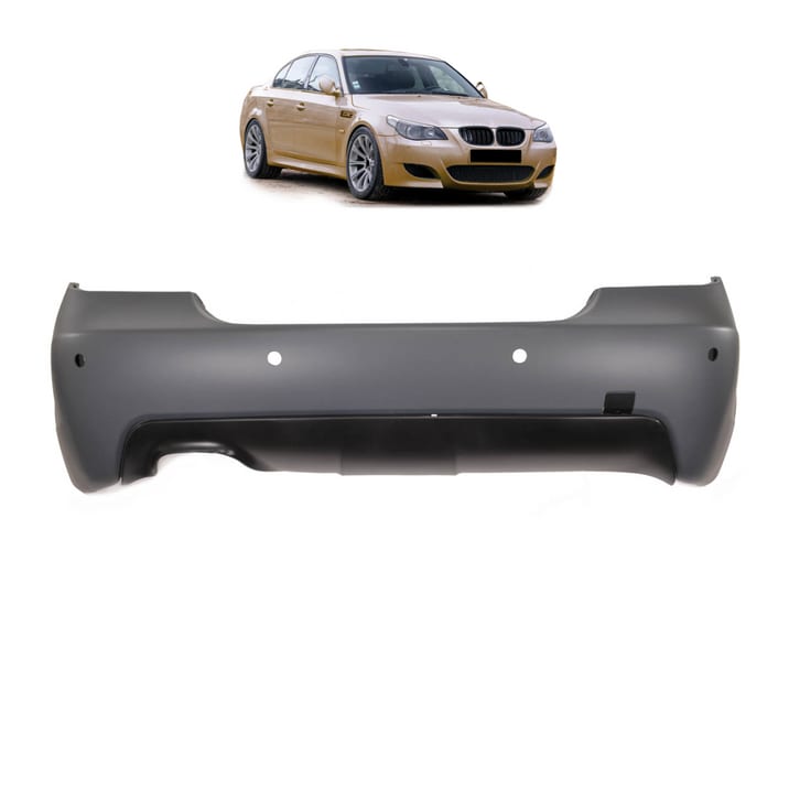 Zderzak BMW 5 E60 Facelift Tył z dyfuzorem