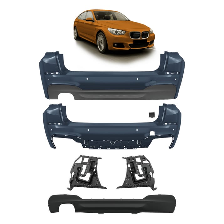 Zderzak BMW 5 F07 Facelift Tył z dyfuzorem