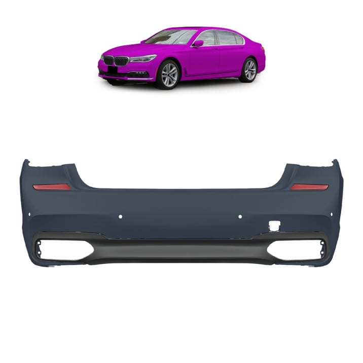 Zderzak BMW 7 G11 G12 Tył z dyfuzorem