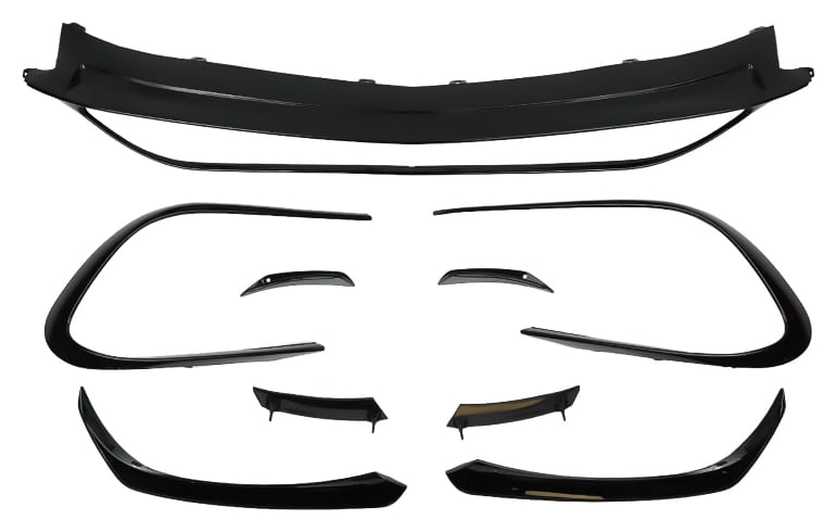 Zderzak Mercedes-Benz CLA C117, X117 Facelift Przód Aero Gloss Black