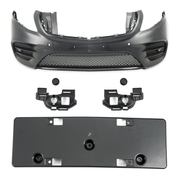 Zderzak Mercedes-Benz Vito W447 Przód Black Strips