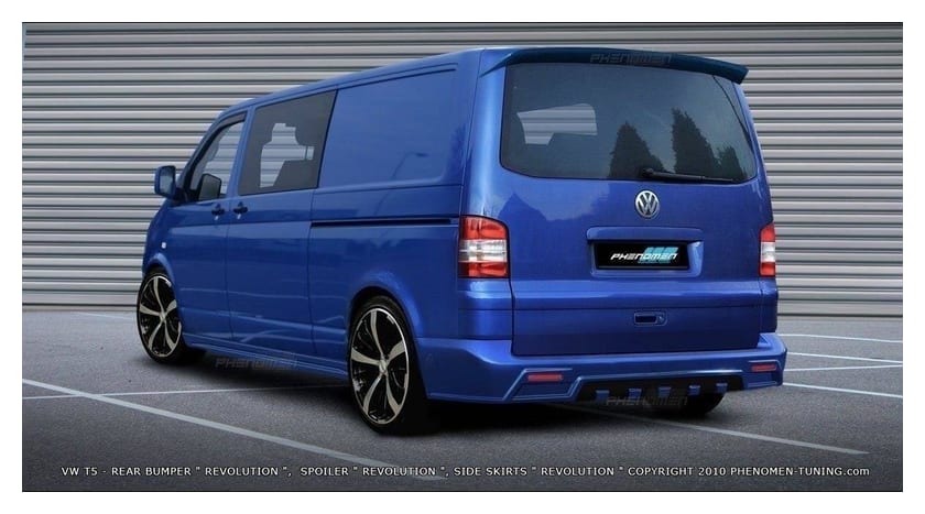 Zderzak Tylny Volkswagen T5 < Revolution > TUV Teilgutachten - Bez podkładu