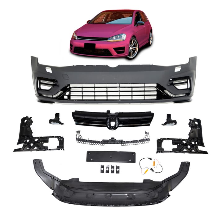 Zderzak Volkswagen Golf 7 Przód SRA Grill