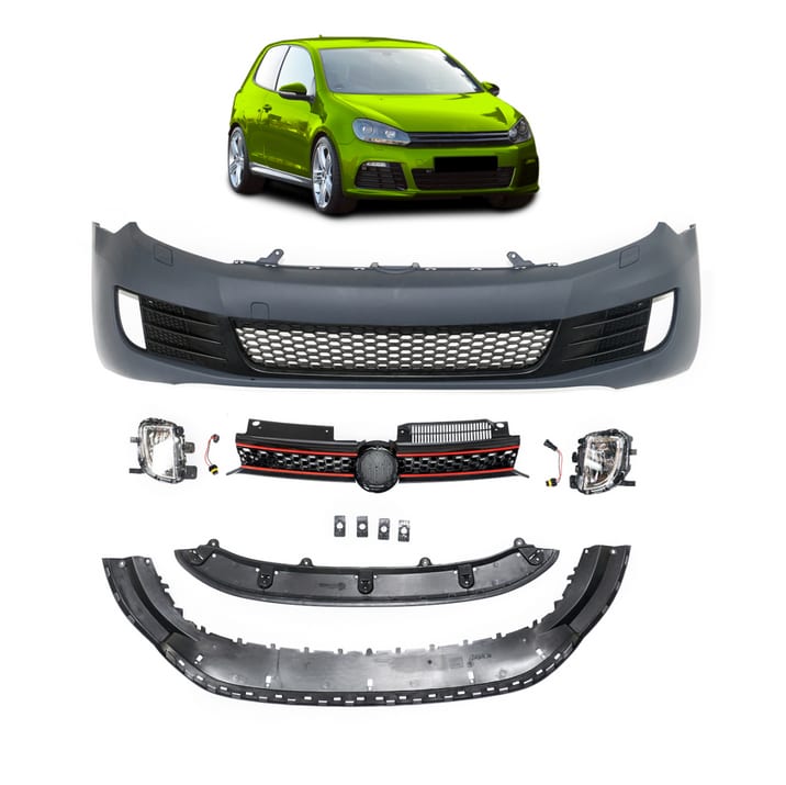 Zderzak Volkswagen Golf VI Przód SRA Halogen