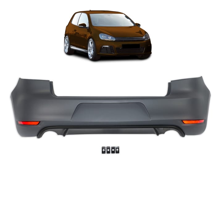 Zderzak Volkswagen Golf VI Tył z dyfuzorem
