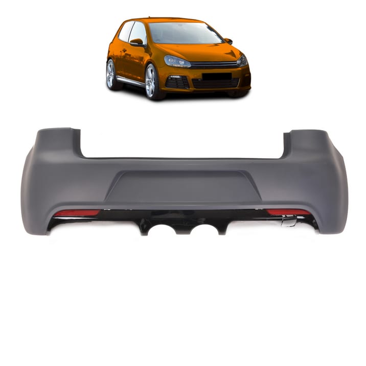 Zderzak Volkswagen Golf VI Tył z dyfuzorem