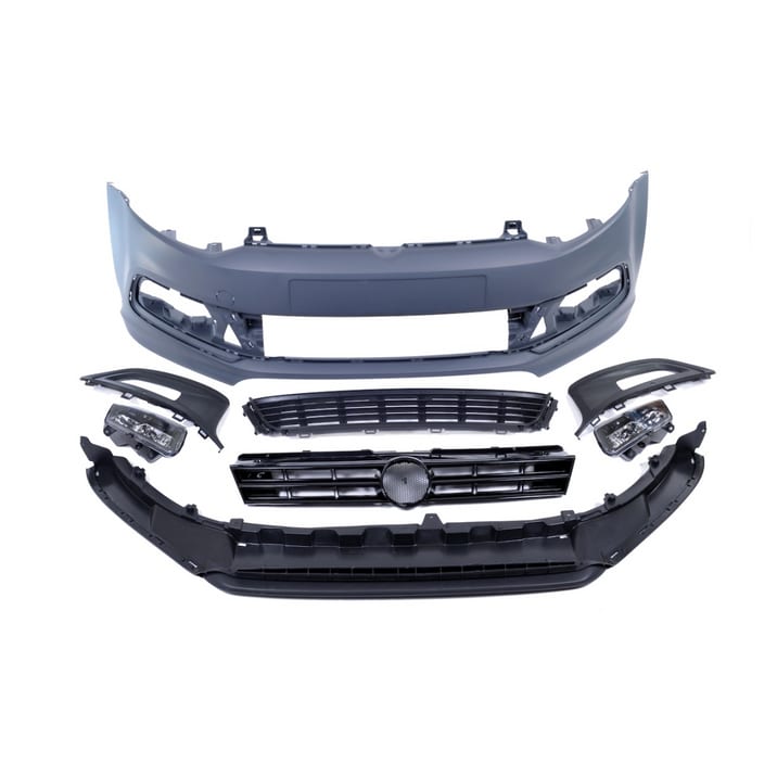 Zderzak Volkswagen POLO V Przód Grill