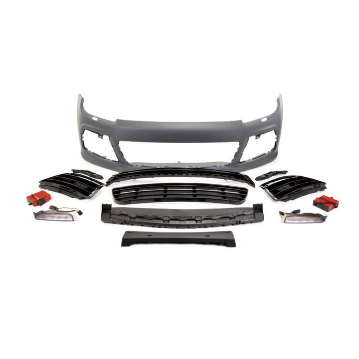 Zderzak Volkswagen Scirocco III Przód SRA Grill LED DRL