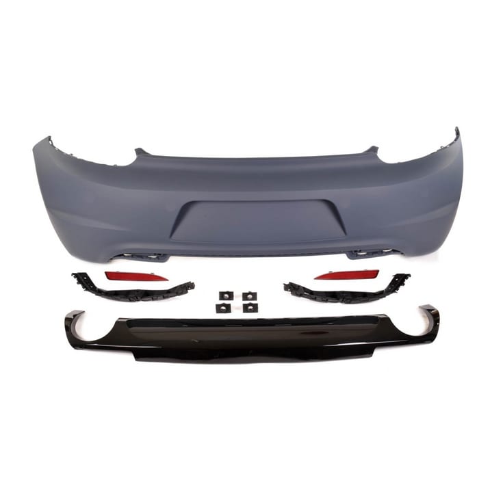Zderzak Volkswagen Scirocco III Tył z dyfuzorem
