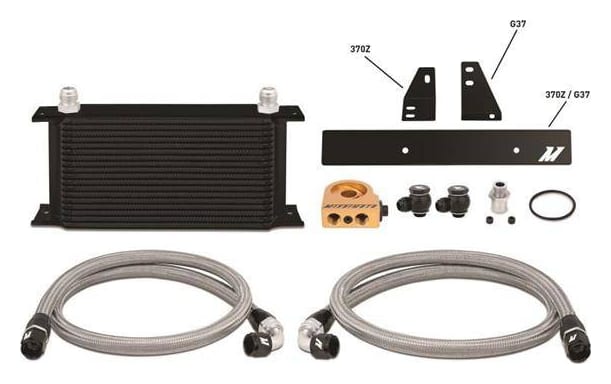 Zestaw Chłodnica Oleju Mishimoto Nissan 370Z 2009+ / Infiniti G37 2008+ (Coupe only) Thermostatic