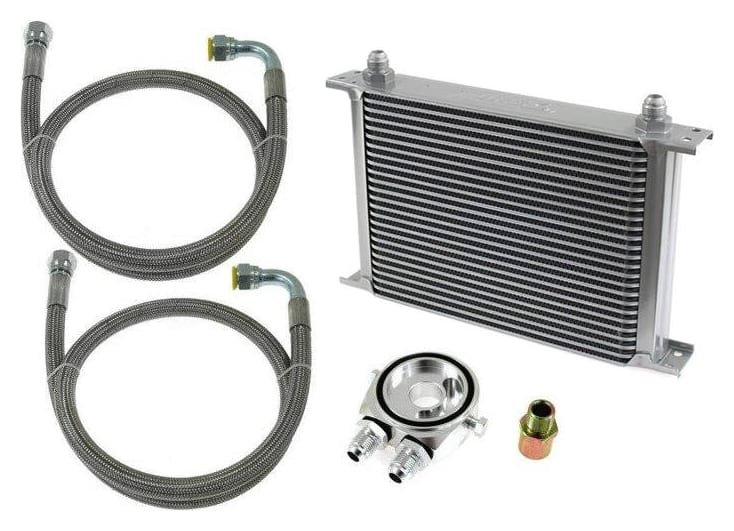 Zestaw Chłodnica Oleju TurboWorks 25-rzędowa 260x195x50 AN10 Silver