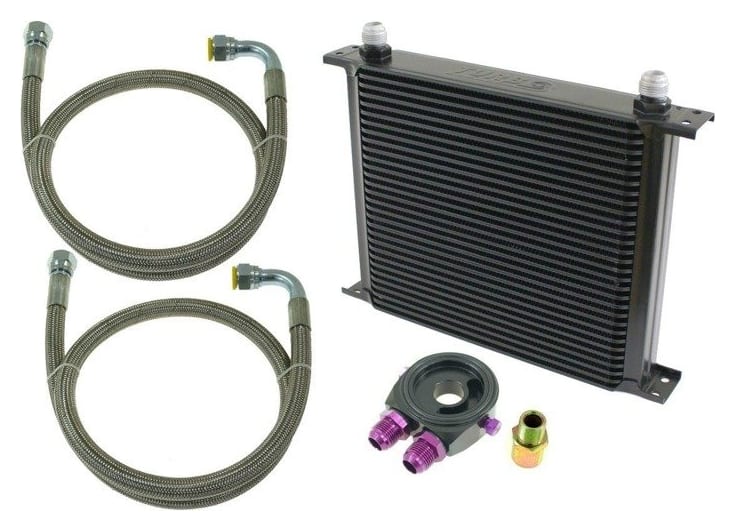 Zestaw Chłodnica Oleju TurboWorks 30-rzędowa 260x235x50 AN10 Black