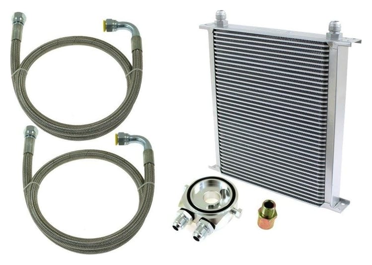 Zestaw Chłodnica Oleju TurboWorks 40-rzędowa 260x315x50 AN10 Silver