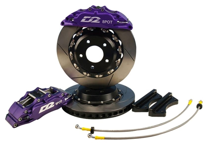 Zestaw hamulcowy 4 tłoczkowy Big Brake Kit Fixing tył 356x32 D2