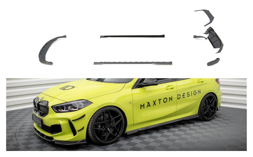 Zestaw splitterów BMW 1 F40 M-Pack Carbon